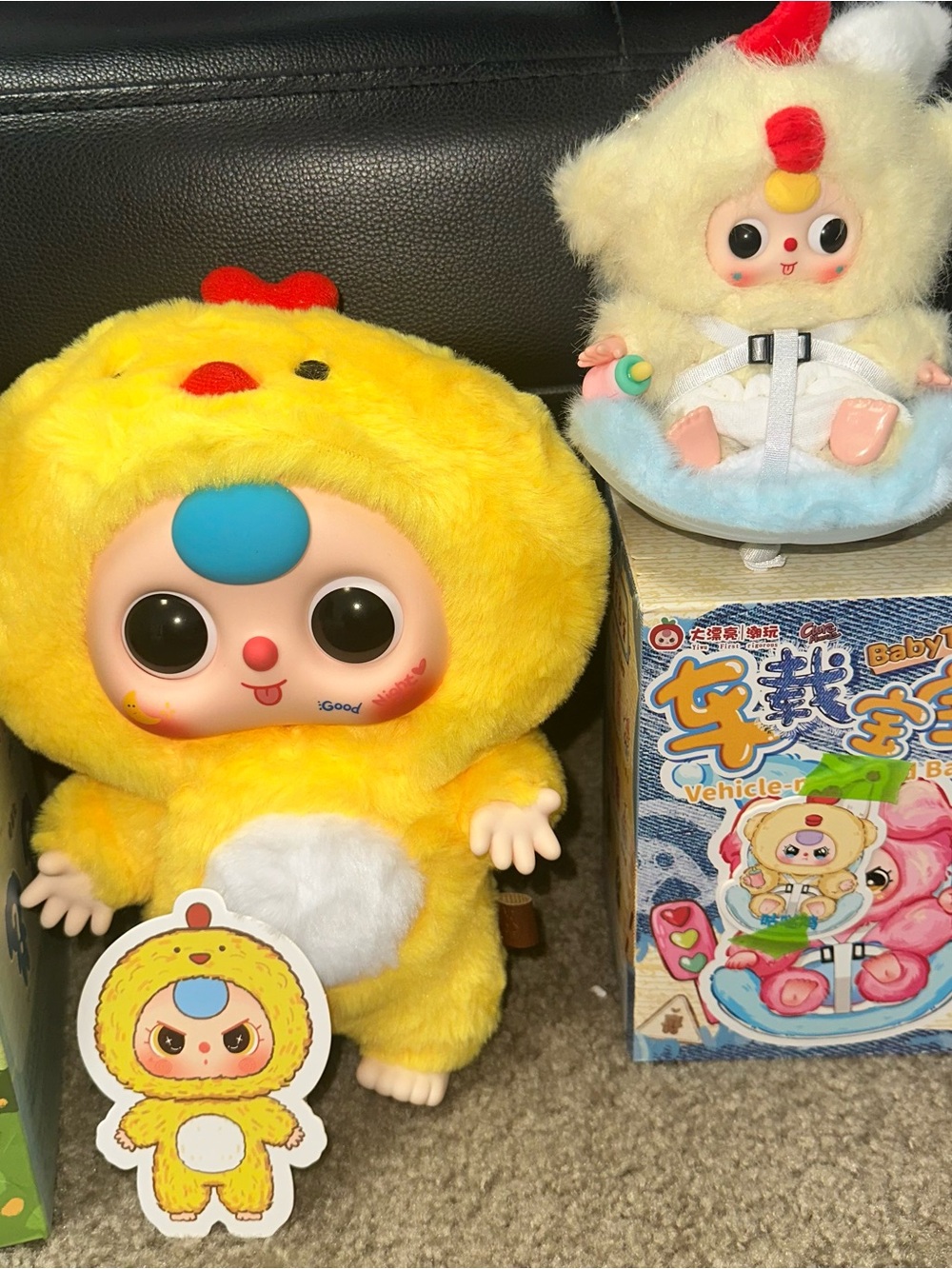 Baby Three 400% Chicken & Chicken Vehicle Mounted Car Seat Bundle
